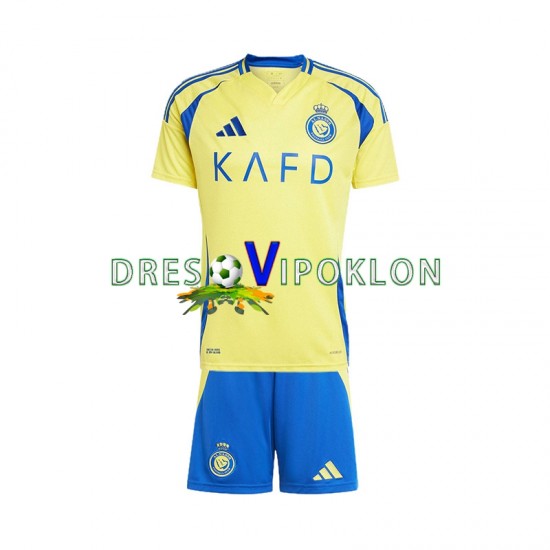 Al Nassr Dres Domaći 2024-2025 Kratkih Rukava ,Dječji Komplet