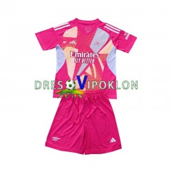 Arsenal Golmanski Dres Gostujući 2024-2025 Kratkih Rukava ,Dječji Komplet