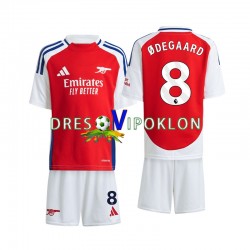 Arsenal Odegaard 8 Dres Domaći 2024-2025 Kratkih Rukava ,Dječji Komplet