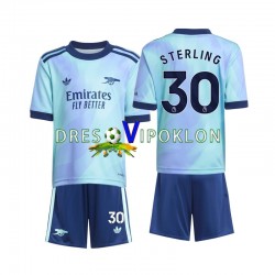 Arsenal Sterling 30 Dres Treći 2024-2025 Kratkih Rukava ,Dječji Komplet
