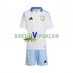 Aston Villa Dres Gostujući 2024-2025 Kratkih Rukava ,Dječji Komplet