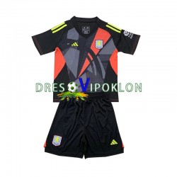 Aston Villa Golmanski Dres Gostujući 2024-2025 Kratkih Rukava ,Dječji Komplet