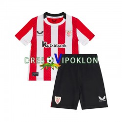 Athletic Bilbao Dres Domaći 2024-2025 Kratkih Rukava ,Dječji Komplet