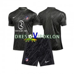 Atlético Madrid Golmanski Dres Domaći 2024-2025 Kratkih Rukava ,Dječji Komplet