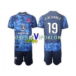 Atlético Madrid J.Alvarez 19 Dres Treći 2024-2025 Kratkih Rukava ,Dječji Komplet