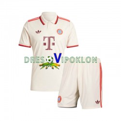 FC Bayern München Dres Treći 2024-2025 Kratkih Rukava ,Dječji Komplet