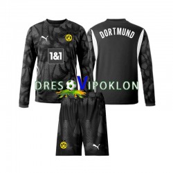 Borussia Dortmund Golmanski Dres Četvrti 2024-2025 Dugim Rukavima ,Dječji Komplet