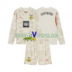 Borussia Dortmund Golmanski Dres Domaći 2024-2025 Dugim Rukavima ,Dječji Komplet