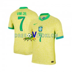 Brazil VINI JR 7 Dres Domaći 2024 Kratkih Rukava ,Muški