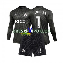 Chelsea Golmanski Robert Sanchez 1 Dres Gostujući 2024-2025 Dugim Rukavima ,Dječji Komplet
