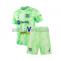 FC Barcelona Dres Treći 2024-2025 Kratkih Rukava ,Dječji Komplet