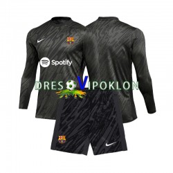 FC Barcelona Golmanski Dres Treći 2024-2025 Dugim Rukavima ,Dječji Komplet