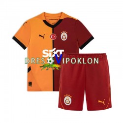 Galatasaray Dres Domaći 2024-2025 Kratkih Rukava ,Dječji Komplet