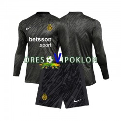 Inter Milan Golmanski Dres Treći 2024-2025 Dugim Rukavima ,Dječji Komplet