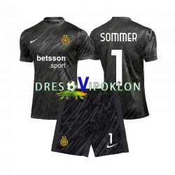 Inter Milan Golmanski Yann Sommer 1 Dres Treći 2024-2025 Kratkih Rukava ,Dječji Komplet