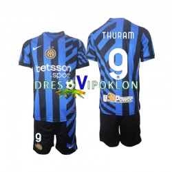 Inter Milan Marcus Thuram 9 Dres Domaći 2024-2025 Kratkih Rukava ,Dječji Komplet