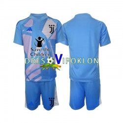 Juventus Golmanski Plava Dres Domaći 2024-2025 Kratkih Rukava ,Dječji Komplet