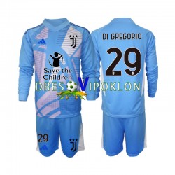 Juventus Golmanski Michele Di Gregorio 29 Dres Četvrti 2024-2025 Dugim Rukavima ,Dječji Komplet