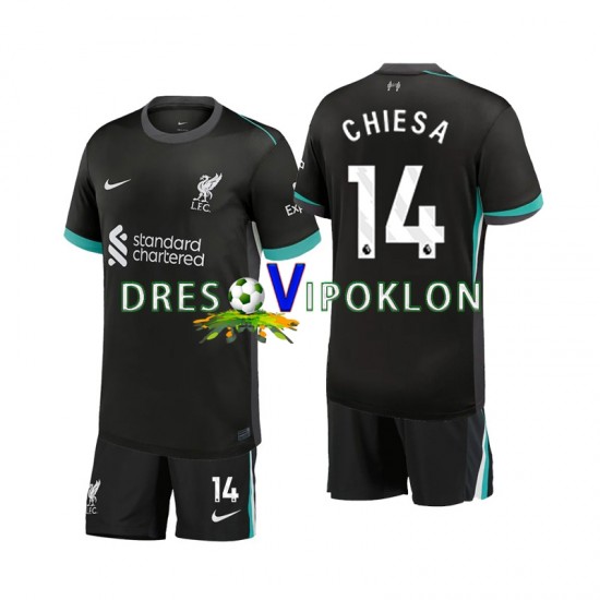 Liverpool Chiesa 14 Dres Gostujući 2024-2025 Kratkih Rukava ,Dječji Komplet