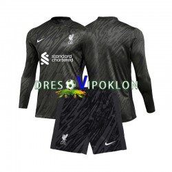 Liverpool Golmanski Dres Domaći 2024-2025 Dugim Rukavima ,Dječji Komplet