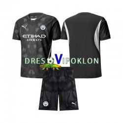 Manchester City Golmanski Dres Četvrti 2024-2025 Kratkih Rukava ,Dječji Komplet