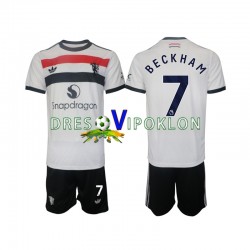 Manchester United Beckham 7 Dres Treći 2024-2025 Kratkih Rukava ,Dječji Komplet