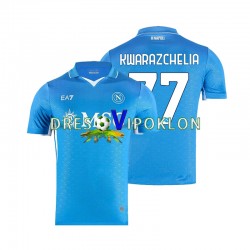 Napoli Khvicha Kvaratskhelia 77 Dres Domaći 2024-2025 Kratkih Rukava ,Muški