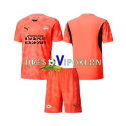 PSV Eindhoven Golmanski Dres Domaći 2024-2025 Kratkih Rukava ,Dječji Komplet