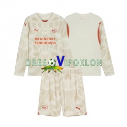 PSV Eindhoven Golmanski Dres Treći 2024-2025 Dugim Rukavima ,Dječji Komplet