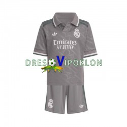Real Madrid Dres Treći 2024-2025 Kratkih Rukava ,Dječji Komplet