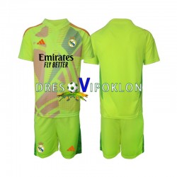 Real Madrid Golmanski Dres Četvrti 2024-2025 Kratkih Rukava ,Dječji Komplet