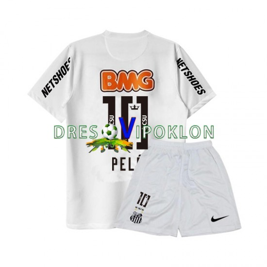 Santos PELE 10 -2012 Retro Dres Domaći 2011 Kratkih Rukava ,Dječji Komplet