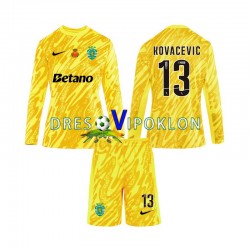 Sporting CP Golmanski Kovacevic 13 Dres Treći 2024-2025 Dugim Rukavima ,Dječji Komplet