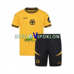 Wolverhampton Wanderers Dres Domaći 2024-2025 Kratkih Rukava ,Dječji Komplet