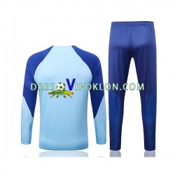 Atlético Madrid SKU002 Plava Komplet Sweatshirts 2022-2023
