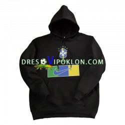Brazil Crno Pulover Hoodie 2022-2023 ,Muški