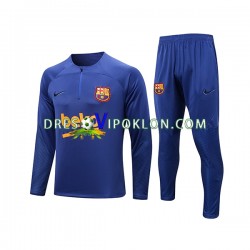 FC Barcelona Plava Komplet Sweatshirts 2022-2023