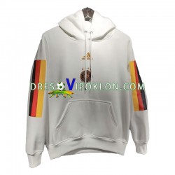 Njemačka Bijela Pulover Hoodie 2022-2023 ,Muški