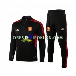 Manchester United Crno Komplet Sweatshirts 2022-2023