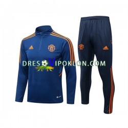 Manchester United SKU001 Plava Komplet Sweatshirts 2022-2023