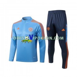Manchester United SKU002 Plava Komplet Sweatshirts 2022-2023