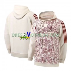 Meksiko Bijela Crvena Pulover Hoodie 2022-2023 ,Muški