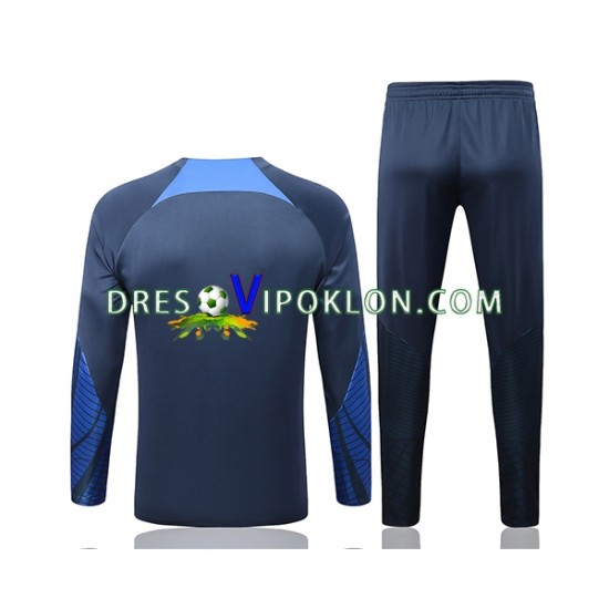 Paris Saint-Germain SKU001 Plava Komplet Sweatshirts 2022-2023