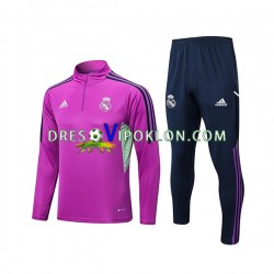 Real Madrid SKU002 Ljubičasta Komplet Sweatshirts 2022-2023