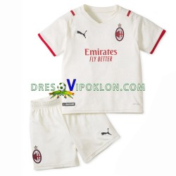 AC Milan Dres Gostujući 2021-2022 Kratkih Rukava ,Dječji Komplet