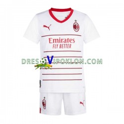 AC Milan Dres Gostujući 2022-2023 Kratkih Rukava ,Dječji Komplet