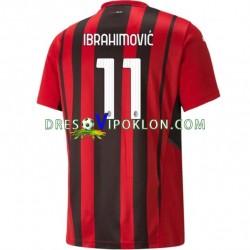 AC Milan Zlatan Ibrahimovic 11 Dres Domaći 2021-2022 Kratkih Rukava ,Muški