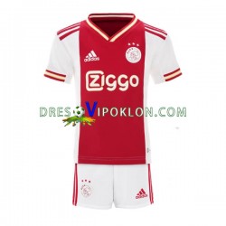 AFC Ajax Dres Domaći 2022-2023 Kratkih Rukava ,Dječji Komplet