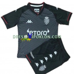 AS Monaco Dres Gostujući 2021-2022 Kratkih Rukava ,Dječji Komplet