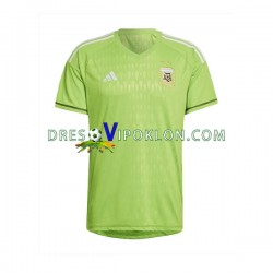 Argentina Golmanski Dres Gostujući World Cup 2022 Kratkih Rukava ,Muški